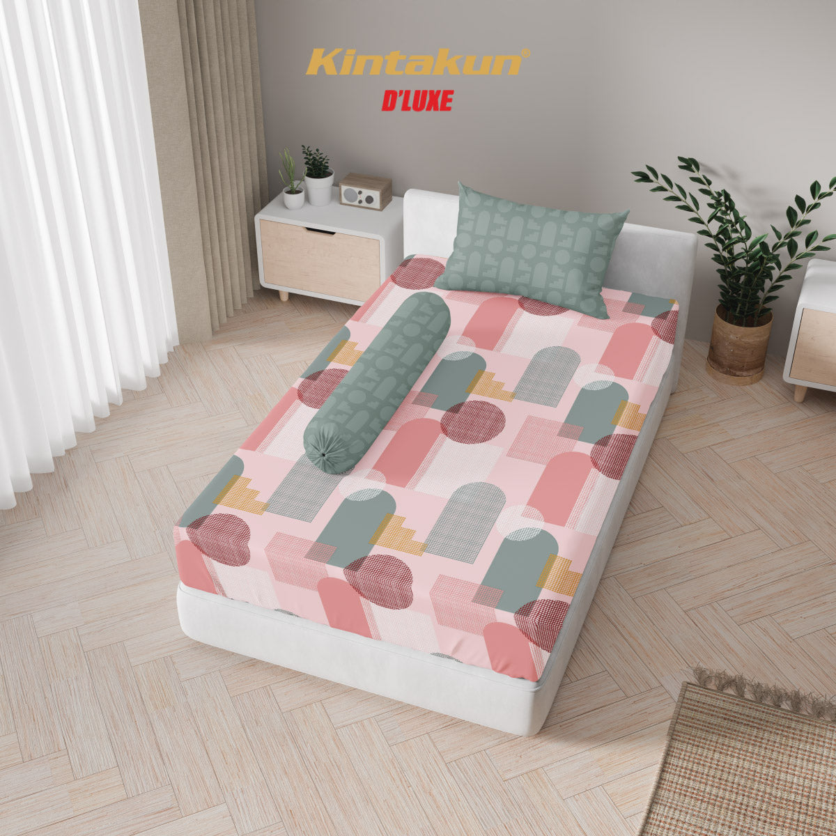 Kintakun Dluxe Sprei Fitted Lita Tinggi 25cm
