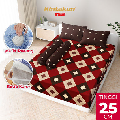 Kintakun Dluxe Sprei Fitted Lorencia Tinggi 25cm