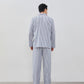 Cottonbee One Set Piyama Katun Pria Varian Blue Panna