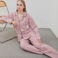 Cottonbee One Set Piyama Cotton Pria dan Wanita Varian Rose Toffee