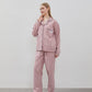 Cottonbee One Set Piyama Cotton Pria dan Wanita Varian Rose Toffee