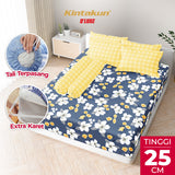 Kintakun Dluxe Sprei Fitted B4 Lunetta Tinggi 25cm