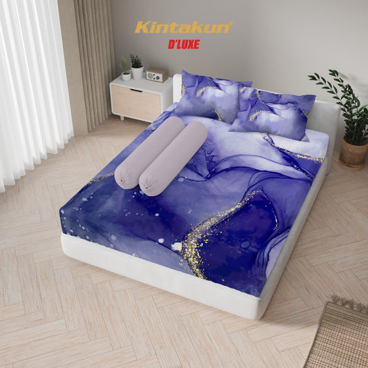 Kintakun Dluxe Sprei Set Fitted Digital Printing Ukuran 180 x 200