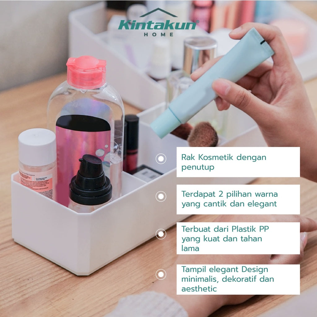 Kintakun Home Lana Tempat Penyimpanan dengan Penutup