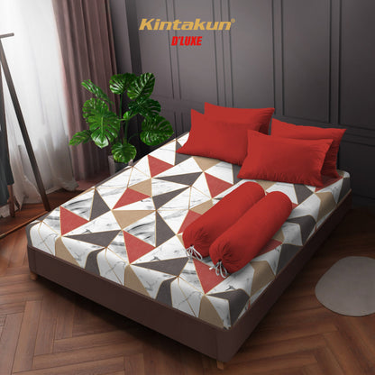 [CLEARANCE] Kintakun Dluxe Sprei Fitted 160 Motif Tinggi 20 cm - Varian Motif