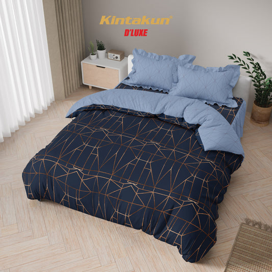 Kintakun Dluxe Bedcover Set Rumbai Malik Tinggi 39cm