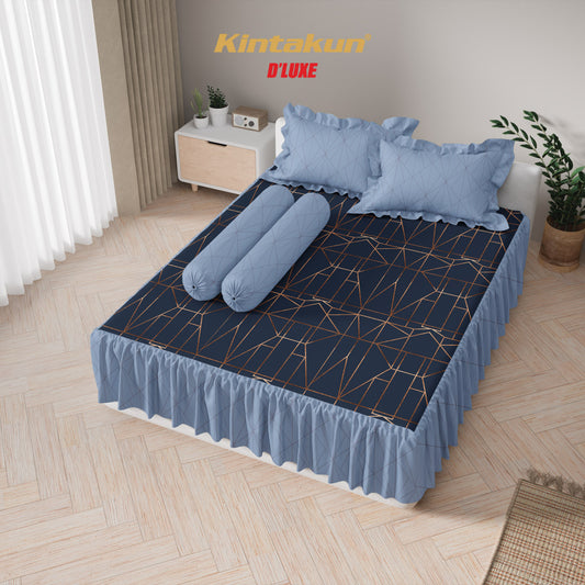 Kintakun Dluxe Sprei Rumbai Malik Tinggi 39cm