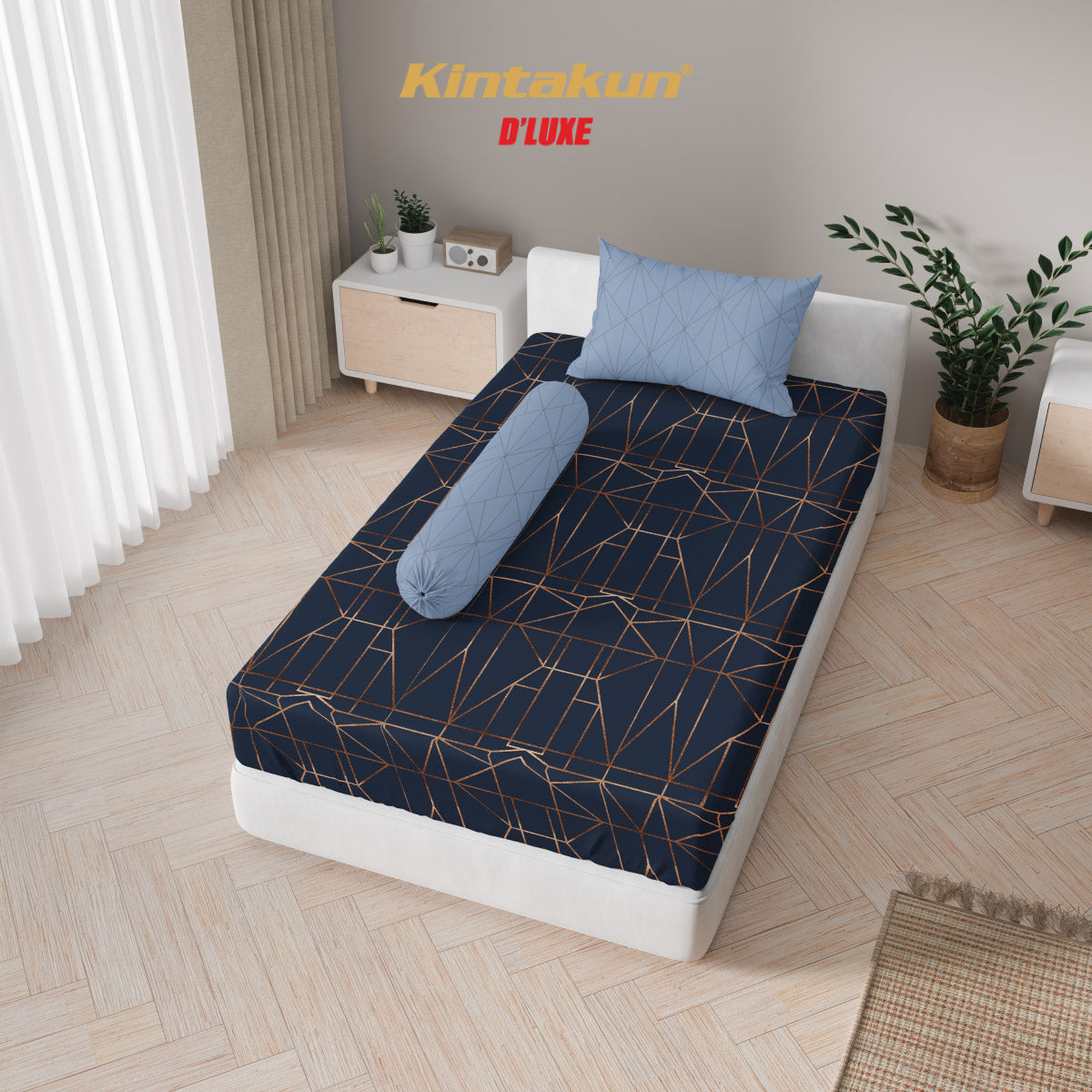 Kintakun Dluxe Sprei Fitted Malik Tinggi 25cm
