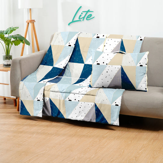 Kintakun Lite Bantal Selimut 150 x 220 Balmut 2in1 Motif Marcatore