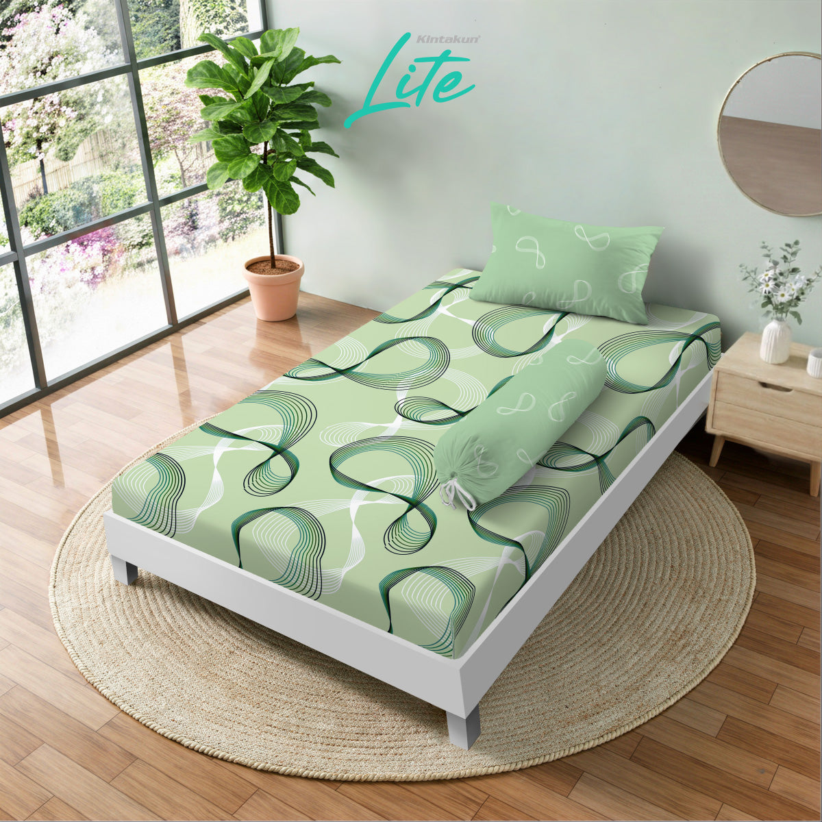 Kintakun Lite Sprei Fitted Maudi Tinggi 30cm