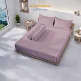 Kintakun Cotton Feel Mix & Match Sprei Pocket Varian Mauve Shadows Tinggi 30 cm