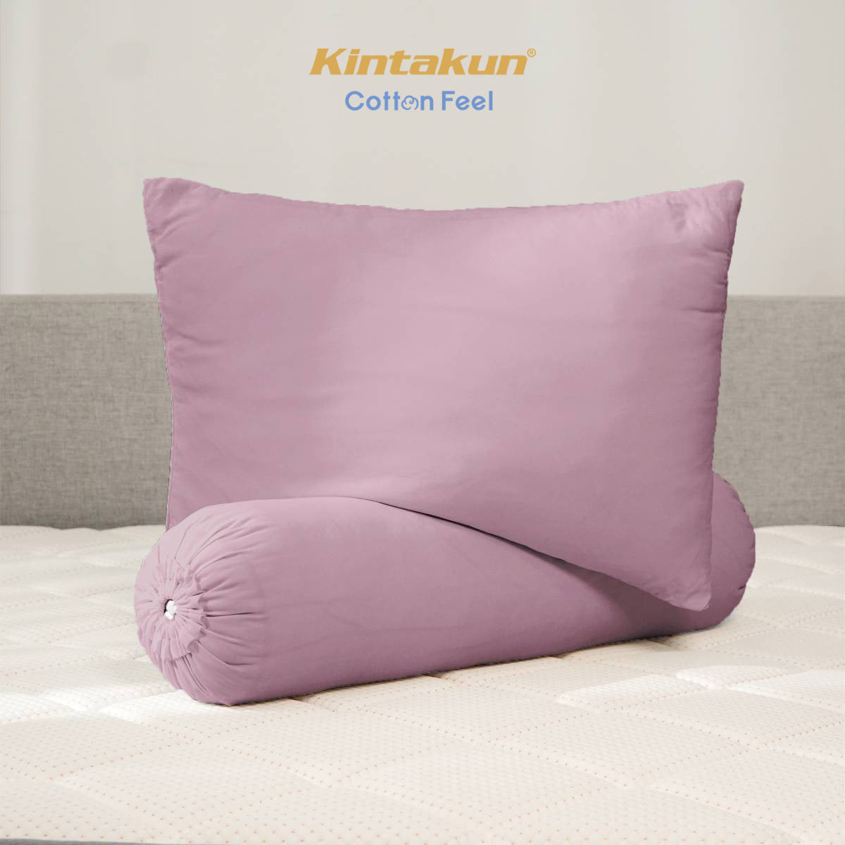 Kintakun Cotton Feel Mix & Match Sprei Pocket Varian Mauve Shadows Tinggi 30 cm