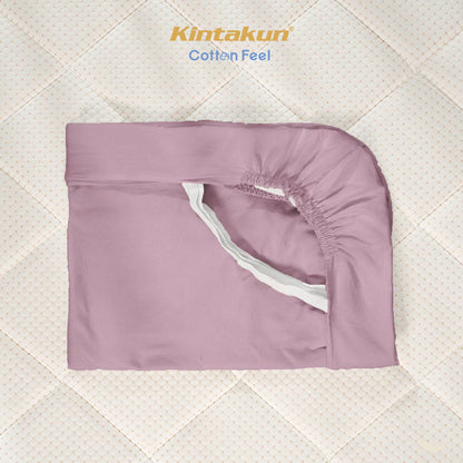 Kintakun Cotton Feel Mix & Match Sprei Pocket Varian Mauve Shadows Tinggi 30 cm