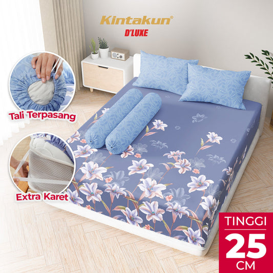 Kintakun Dluxe Sprei Fitted Melanita Tinggi 25cm