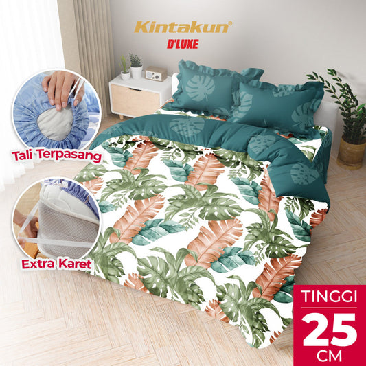 Kintakun Dluxe Bedcover Set Rumbai Mirani Tinggi 25cm