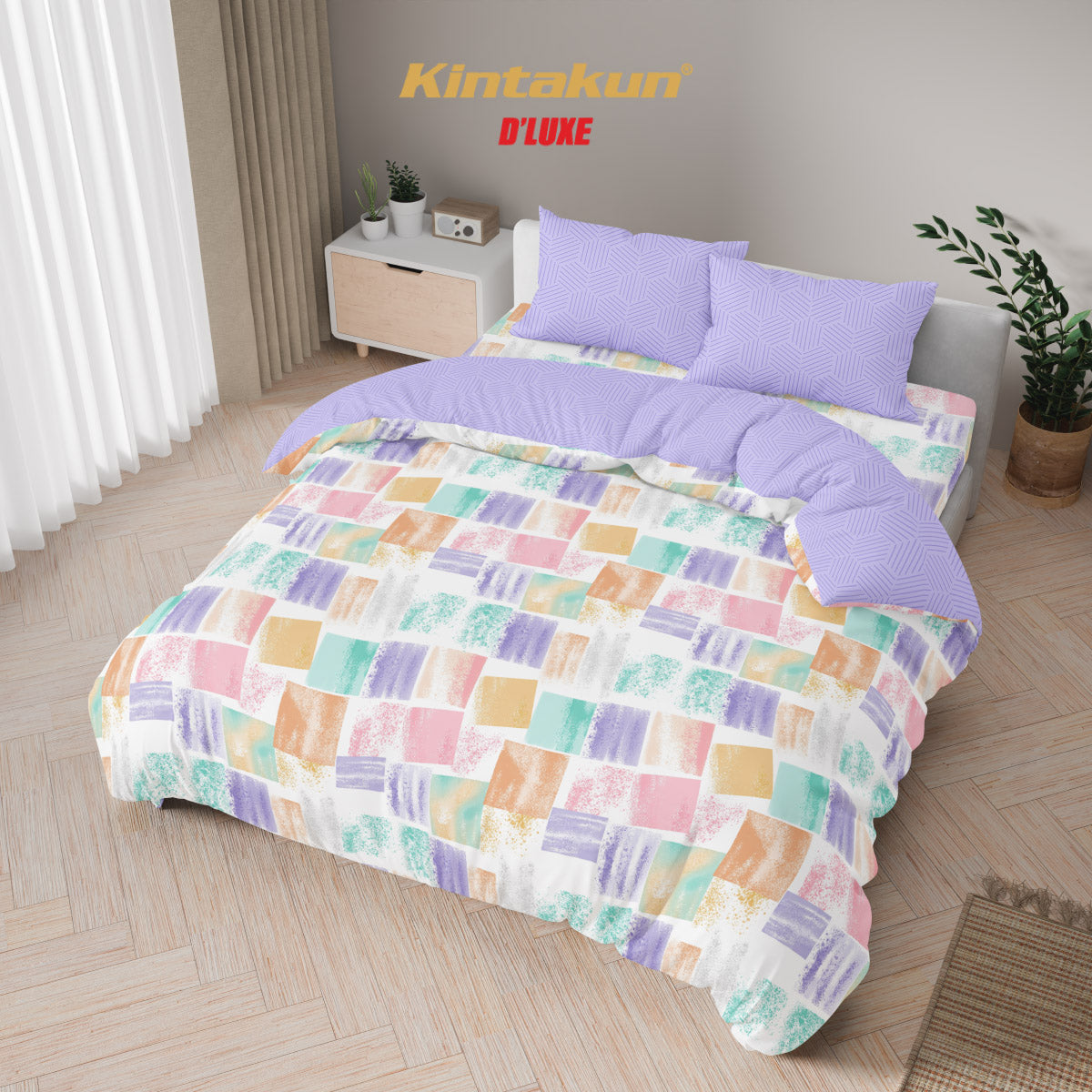 Kintakun Dluxe Bedcover Set Fitted Mivana Tinggi 25cm