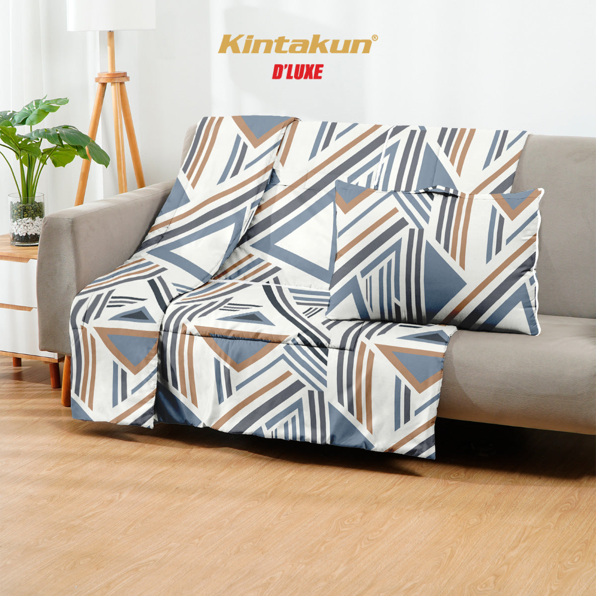 Kintakun Dluxe Balmut 2in1 Bantal Selimut Multifungsi Motif Morence Varian Ukuran