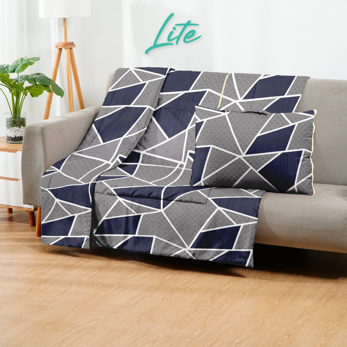 Kintakun Lite Bantal Selimut 150 x 220 Balmut 2in1 Varian Motif