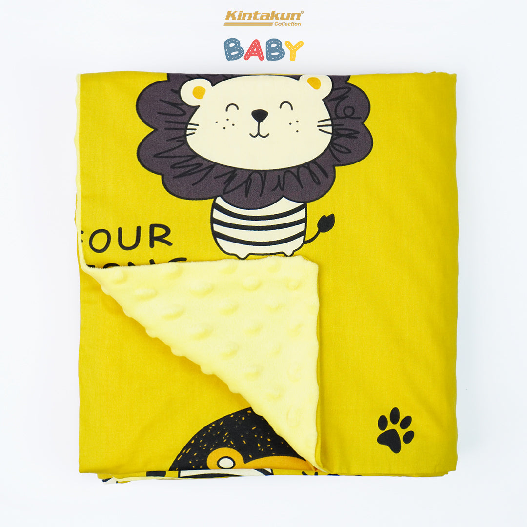Kintakun Baby Minky Dot Blanket Selimut Bayi 110 x 150 Varian Warna