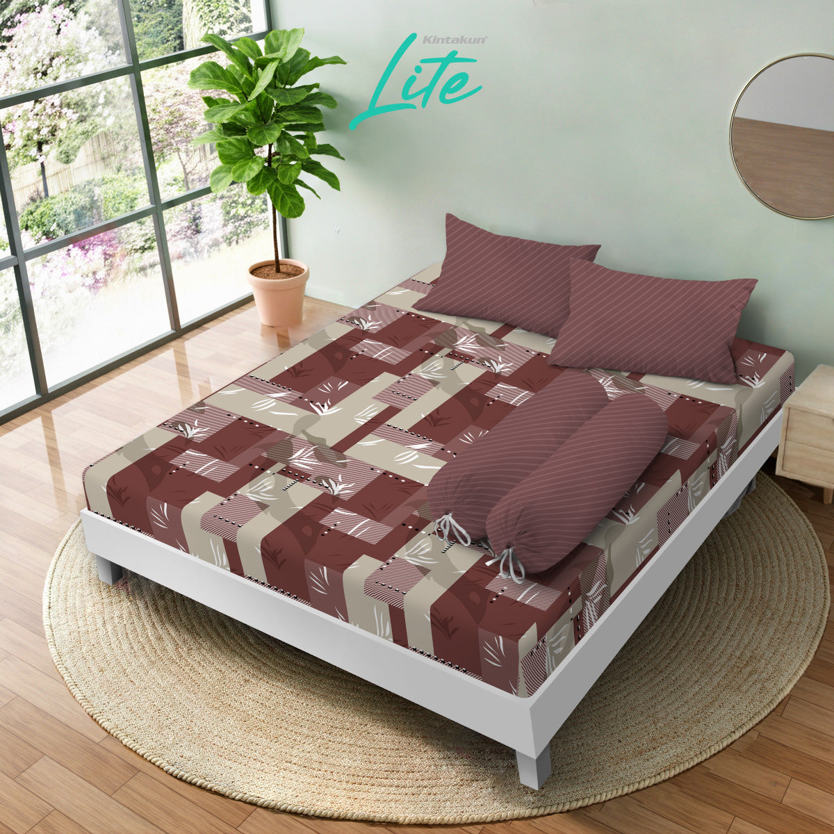 Kintakun Lite Sprei Fitted Nafis Tinggi 30cm