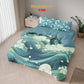 Kintakun Dluxe Bedcover Set Fitted Nami Tinggi 25 cm