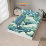 Kintakun Dluxe Sprei Set Fitted Nami Digital Printing