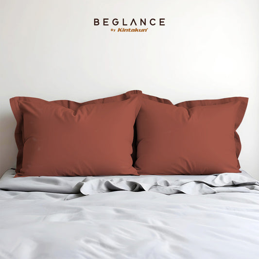 Beglance Sarung Bantal Microtex Isi 2 Pcs Naos