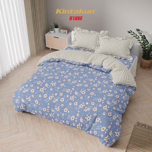 Kintakun Dluxe Bedcover Set Rumbai Nasya Tinggi 39cm