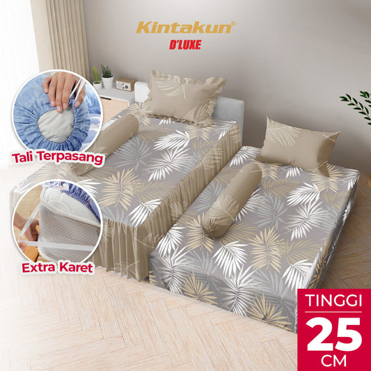 Kintakun Dluxe Sprei Duo 2in1 Nayla Tinggi 25cm