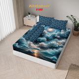 Kintakun Dluxe Sprei Set Fitted Digital Printing Motif Nilo Tinggi 25 cm