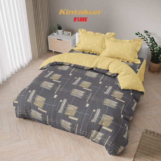 Kintakun Dluxe Bedcover Set Rumbai Nino Tinggi 39cm