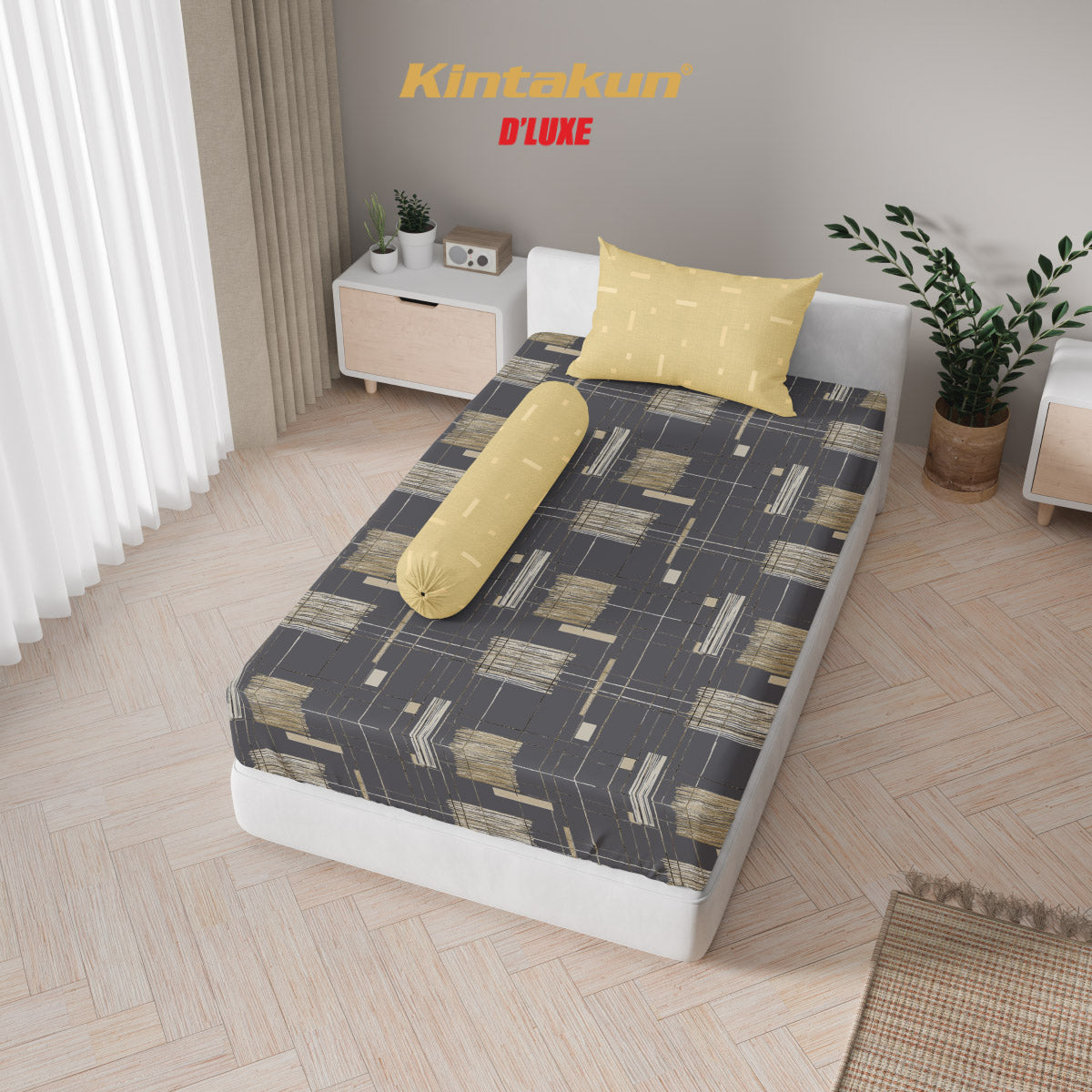 Kintakun Dluxe Sprei Fitted Motif Nino 25cm