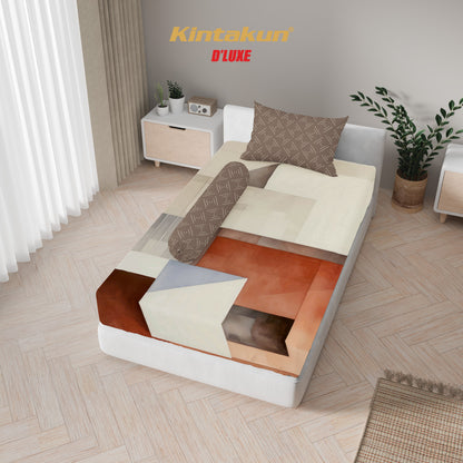 Kintakun Dluxe Sprei Set Fitted Digital Printing Motif Nira Tinggi 25 cm