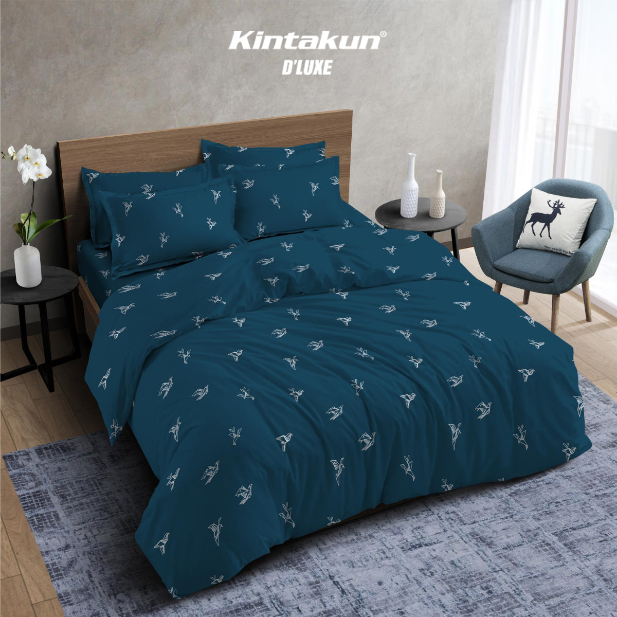 Kintakun Dluxe Gold Comforter Only 230 x 240 Nathan