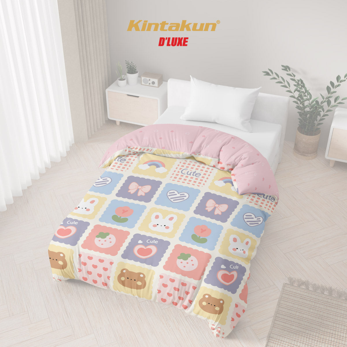Kintakun Dluxe Comforter Only Motif Patcha