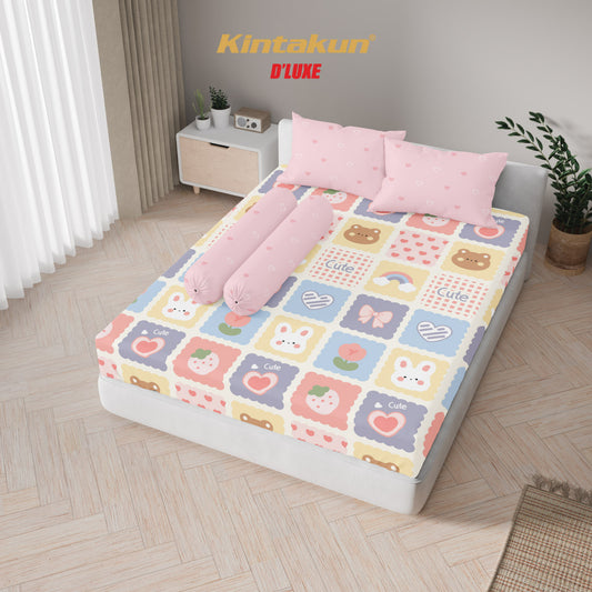 Kintakun Dluxe Sprei Fitted Patcha Tinggi 25cm