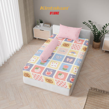 Kintakun Dluxe Sprei Fitted Patcha Tinggi 25cm