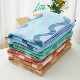 Kintakun Lite Coral Fleece Print Towel 70 x 140cm Pavati