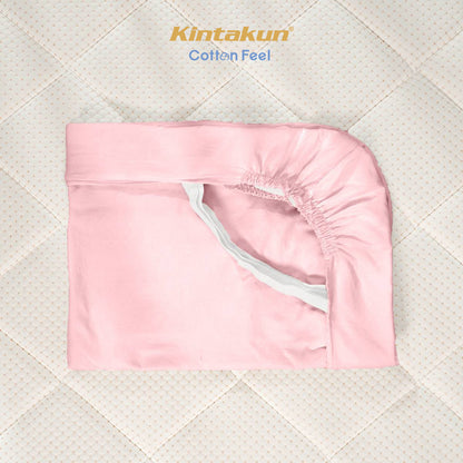 Kintakun Cotton Feel Mix & Match Sprei Pocket Varian Petal Pink Tinggi 30 cm