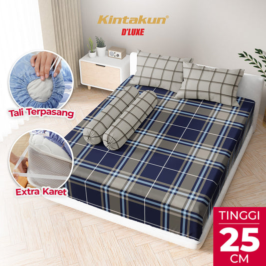 Kintakun Dluxe Sprei Fitted Priska Tinggi 25cm