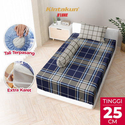 Kintakun Dluxe Sprei Fitted Priska Tinggi 25cm