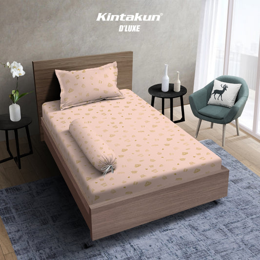 Kintakun Dluxe Gold Sprei Fitted Motif Prince Tinggi 30 cm