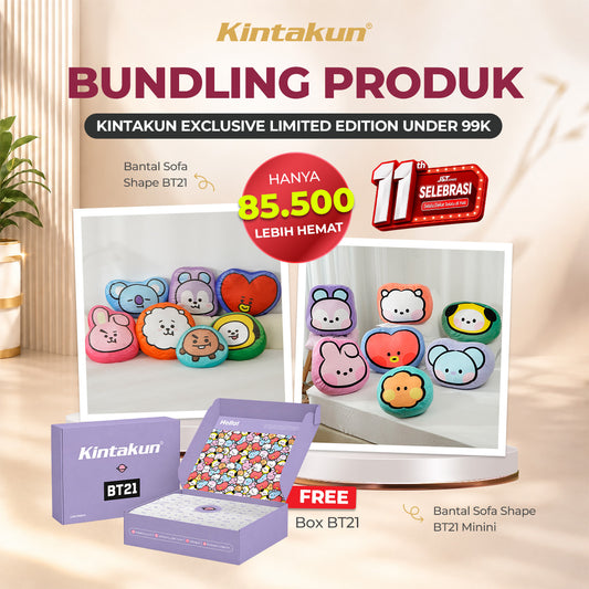Kintakun Home Bantal Sofa Bentuk Kartun Animasi minini Varian Karakter