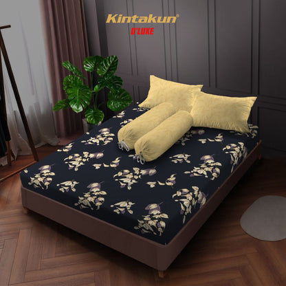 [CLEARANCE] Kintakun Dluxe Sprei Fitted 180 Motif Tinggi 20 cm - Varian Motif