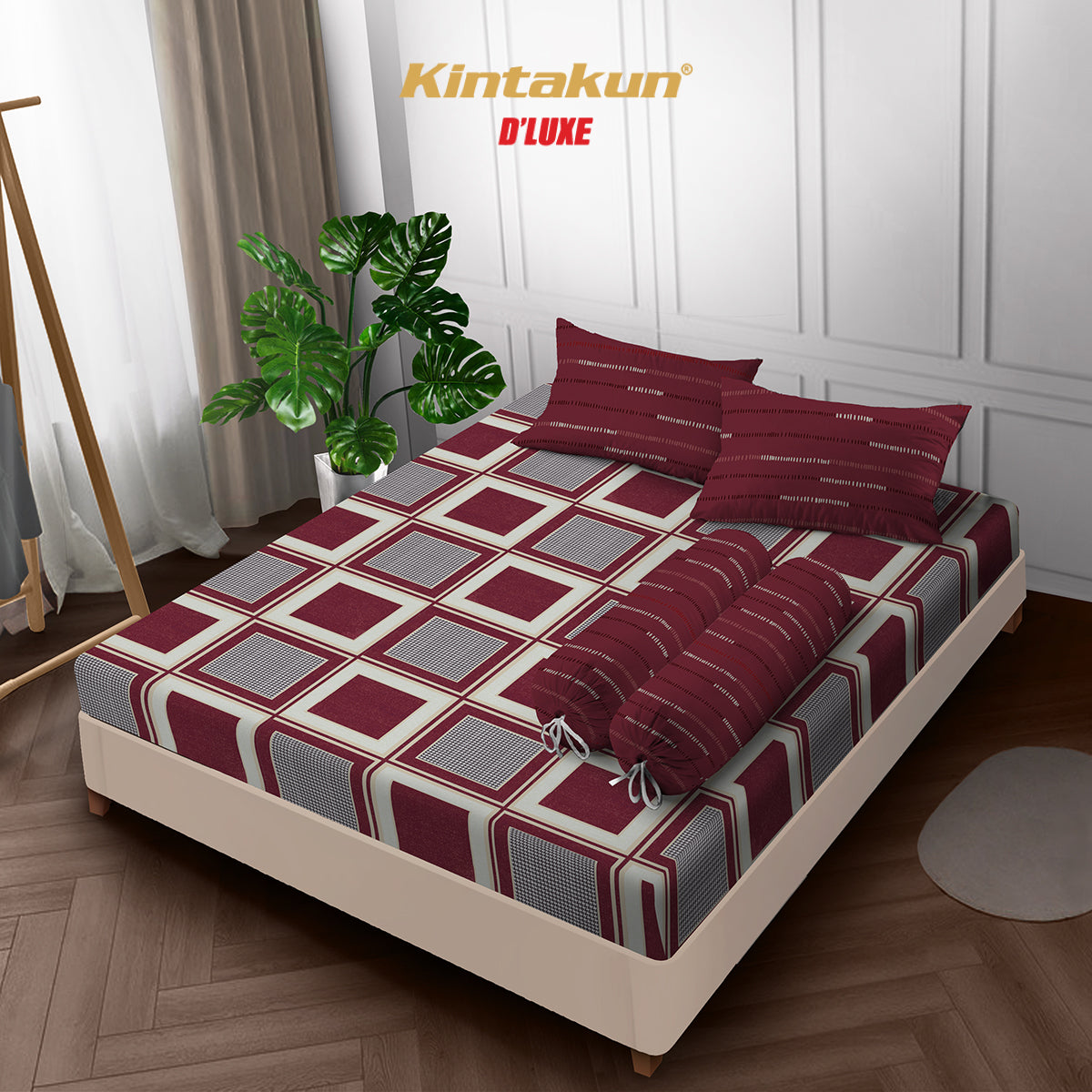 Kintakun DLUXE Sprei Set Fitted Radinka Tinggi 20 cm