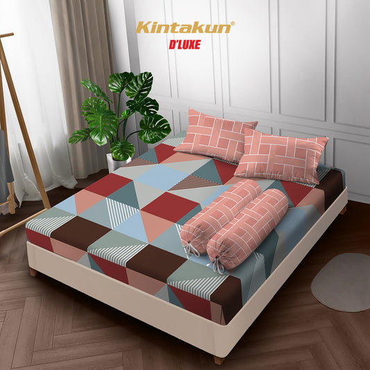 Kintakun DLUXE Sprei Set Fitted Rafly Tinggi 20 cm