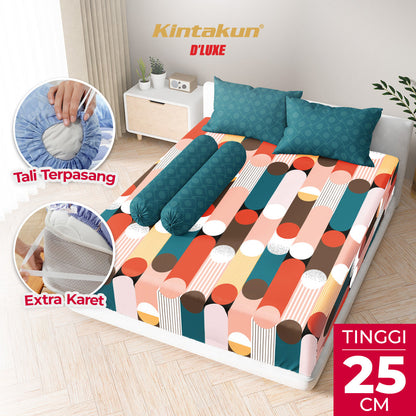 Kintakun Dluxe Sprei Fitted Rayhan Tinggi 25cm