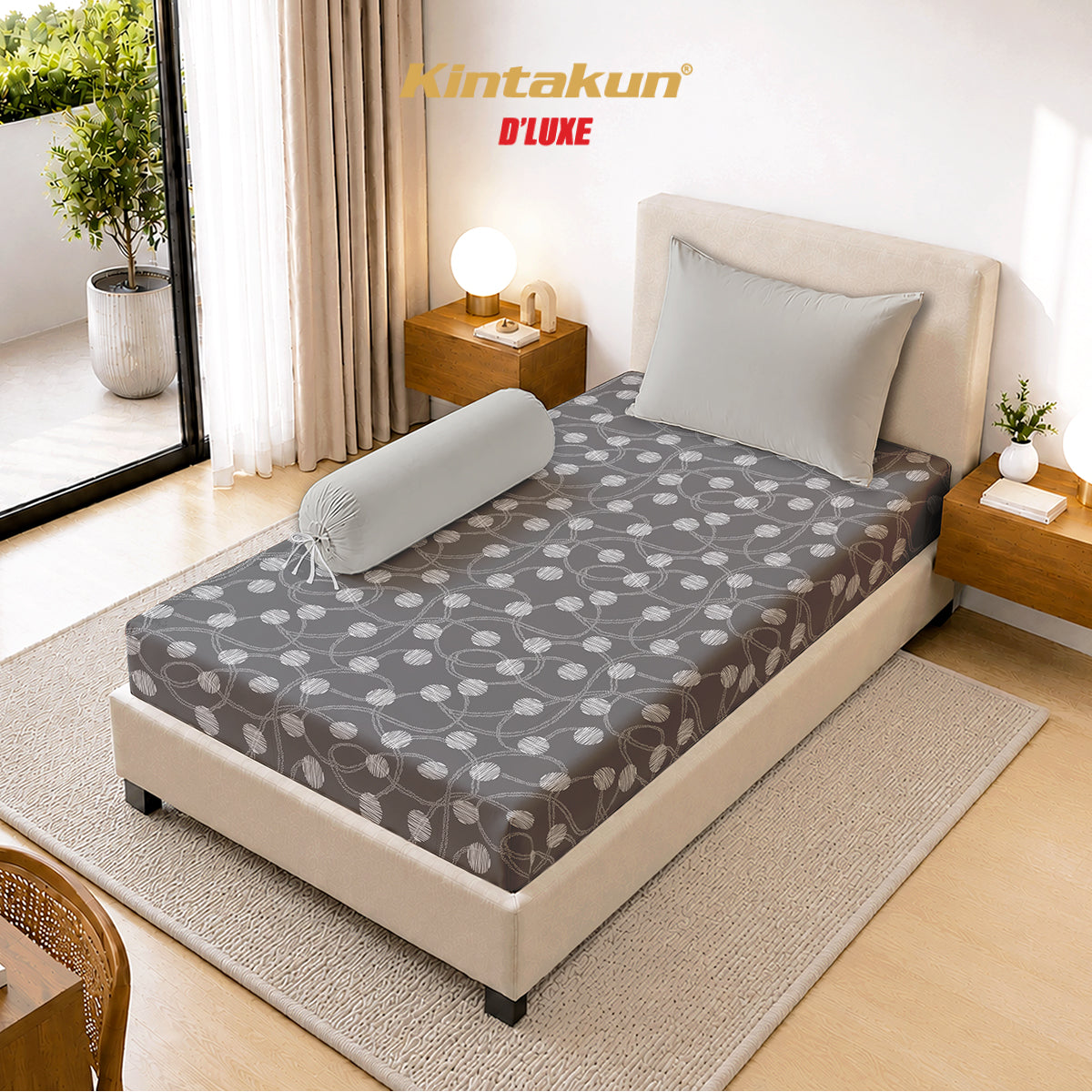Kintakun Dluxe Sprei Fitted Revo Tinggi 30cm
