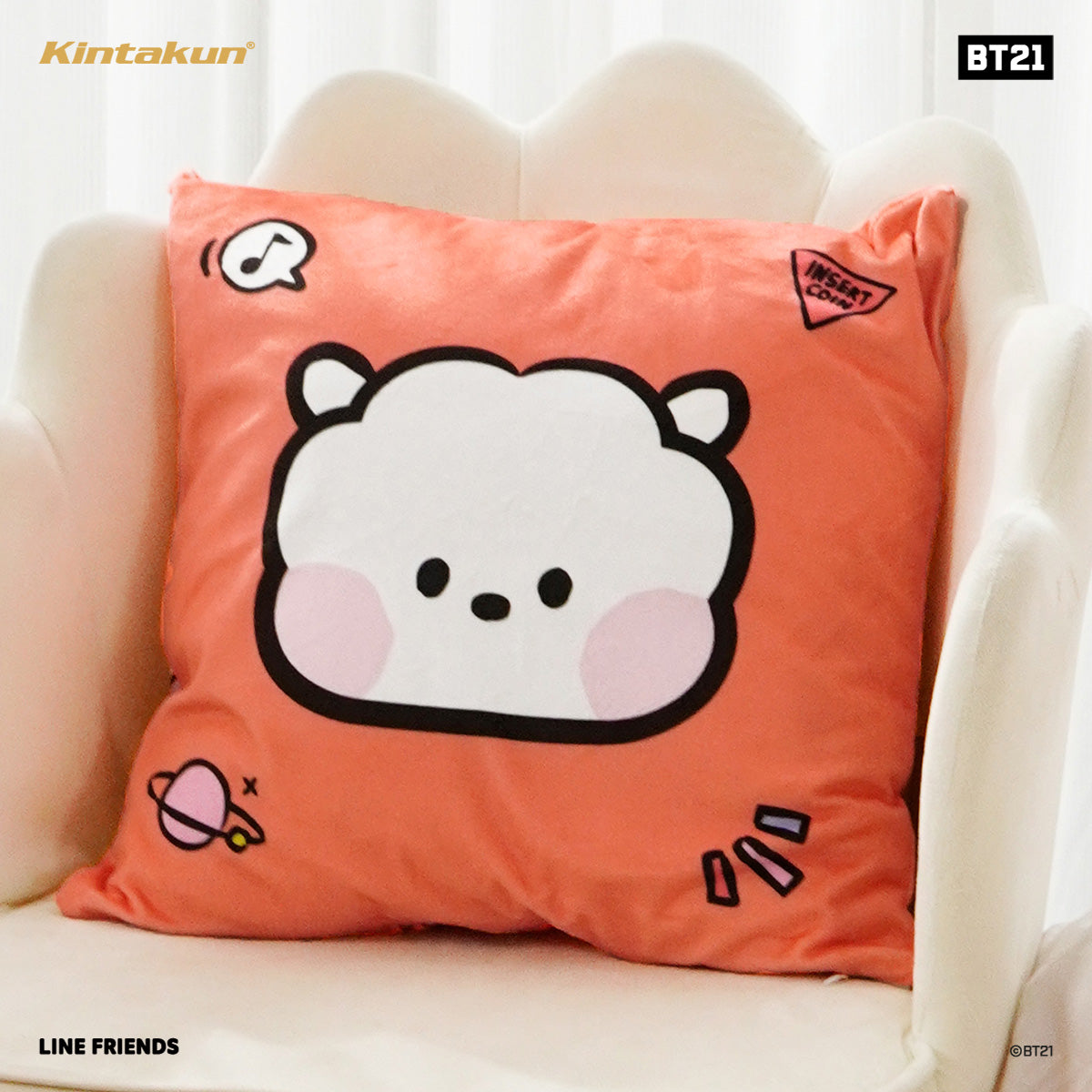 Kintakun Home Bantal Sofa Bentuk Kartun Animasi minini Varian Karakter