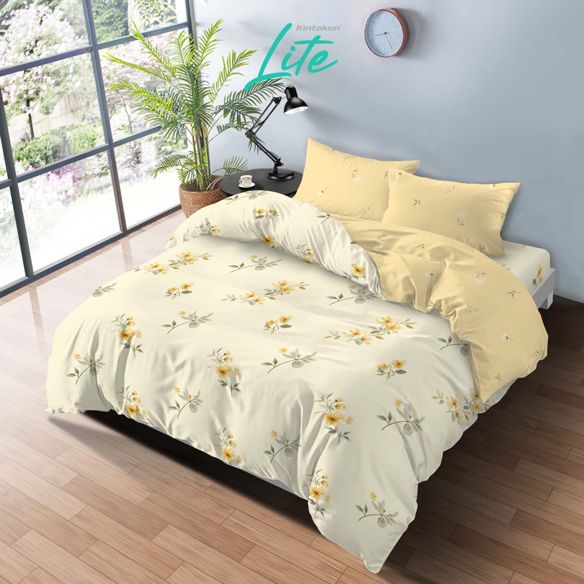 Kintakun Lite Bedcover Fitted Saskia Tinggi 20cm